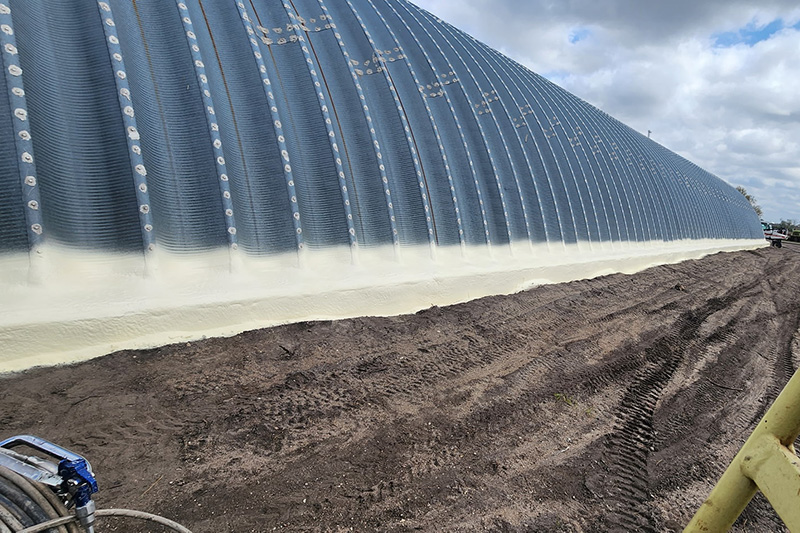 spraed-foam-insulation-machine-shed
